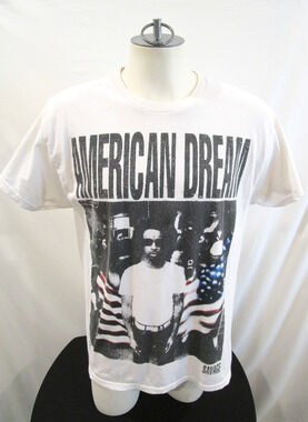 21 Savage American Dream Hip Hop Rap Concert Tour White T Shirt Men Sz L